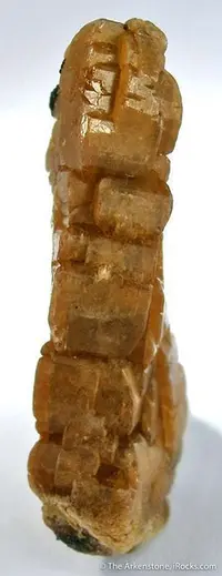 Twisted Long Xenotime Crystal Cluster