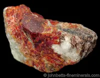 Crudely Formed Zincite Crystal