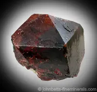 Single Dark-Red Zircon Crystal