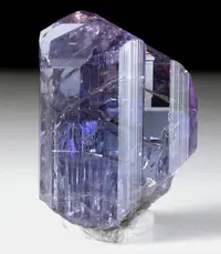 Purplish-Blue Tanzanite Crystal