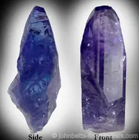 Tanzanite Showing Pleochroism
